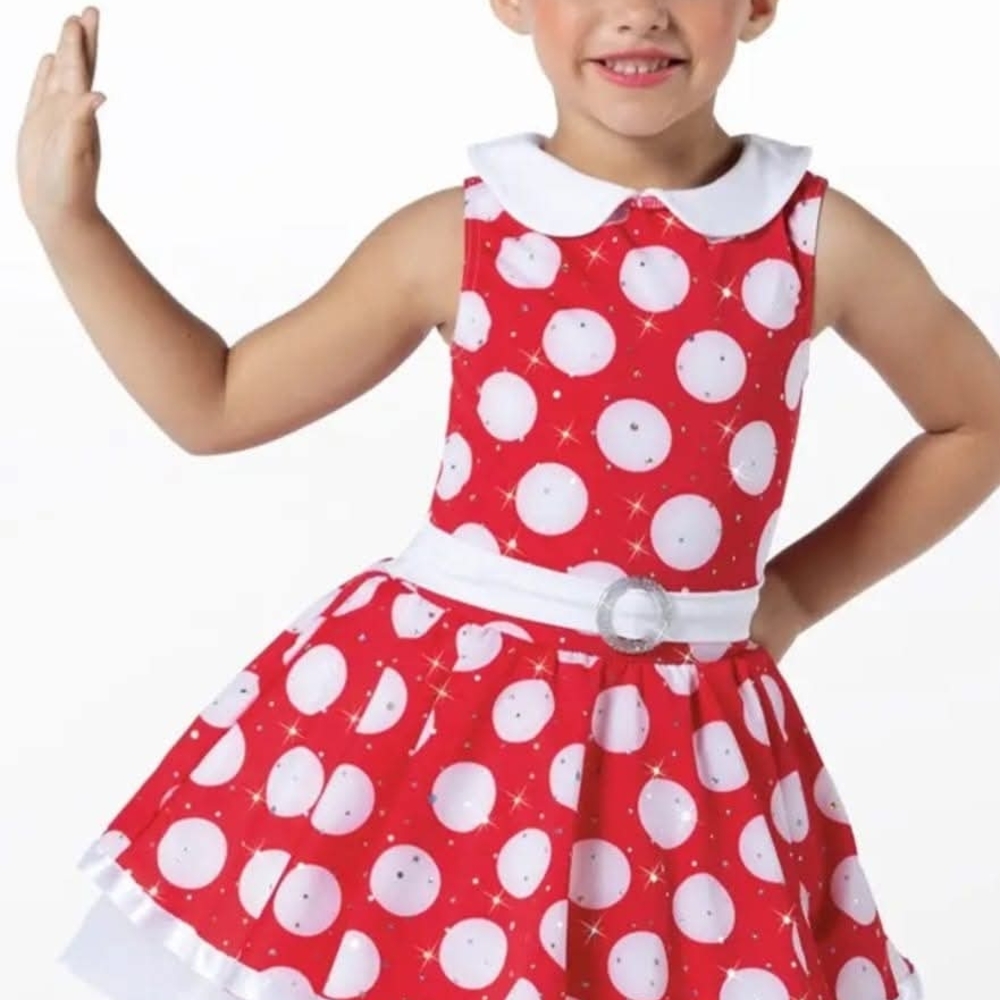 Red Polka Dot Kids Costume